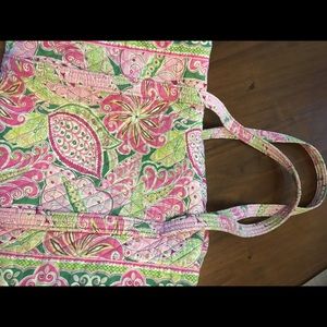 Vera Bradley Pinwheel Pink Large Travel Duffel